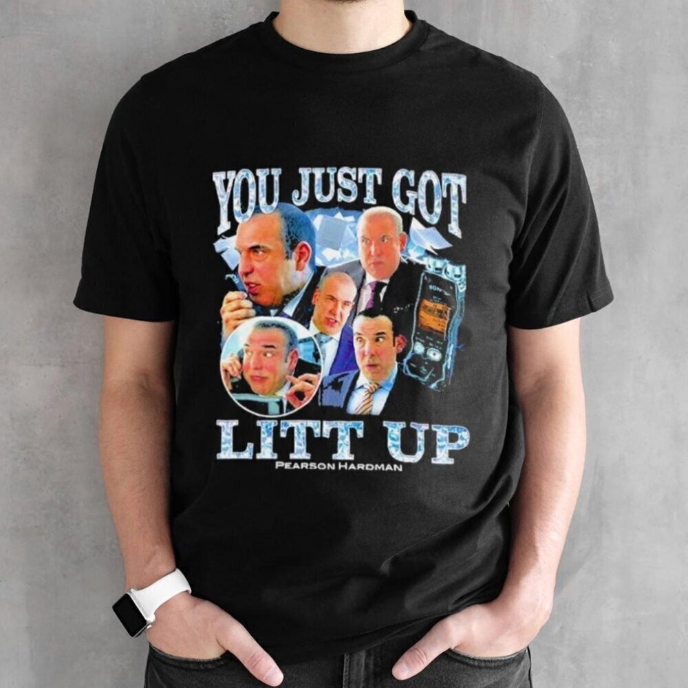 You Just Got Litt Up Pearson Hardman Graphic T-Shirt Suits TV Show Fan Tee